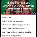 bet you wanna lyrics